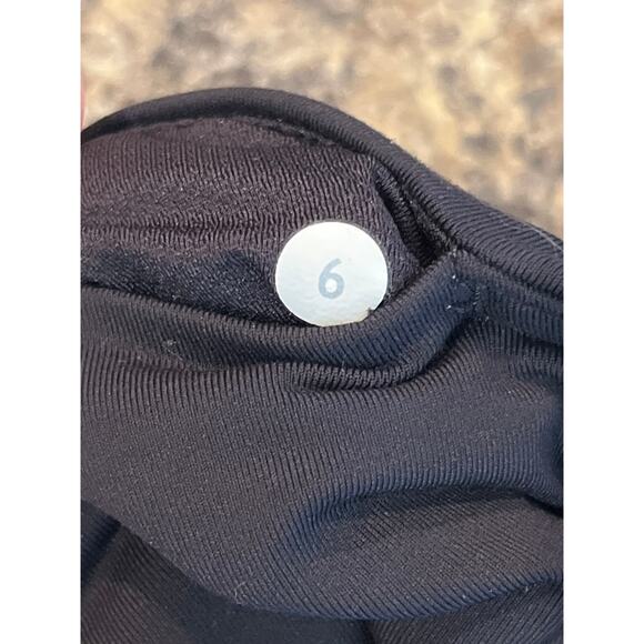 Lululemon‎ Running In The City 7/8 Leggings Size 6 Heathered Net Pop Black - Picture 9 of 11